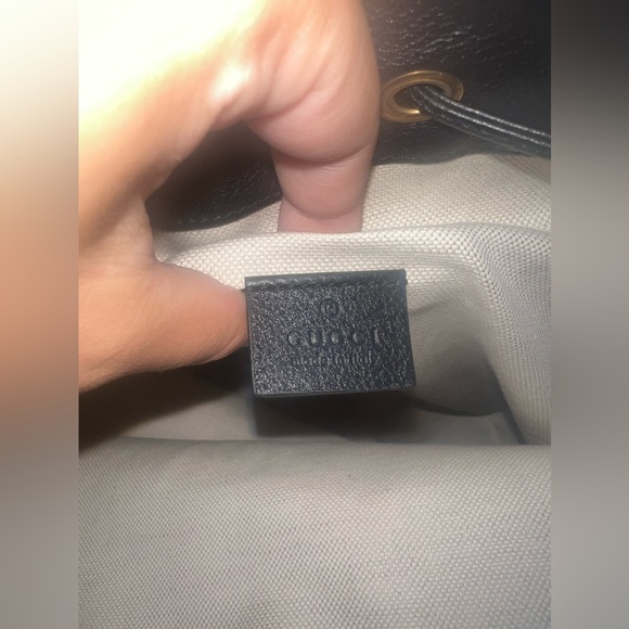 Gucci Ophidia Velvet Bucket Bag in Navy with Web 574960  3326879 - Picture 12 of 12